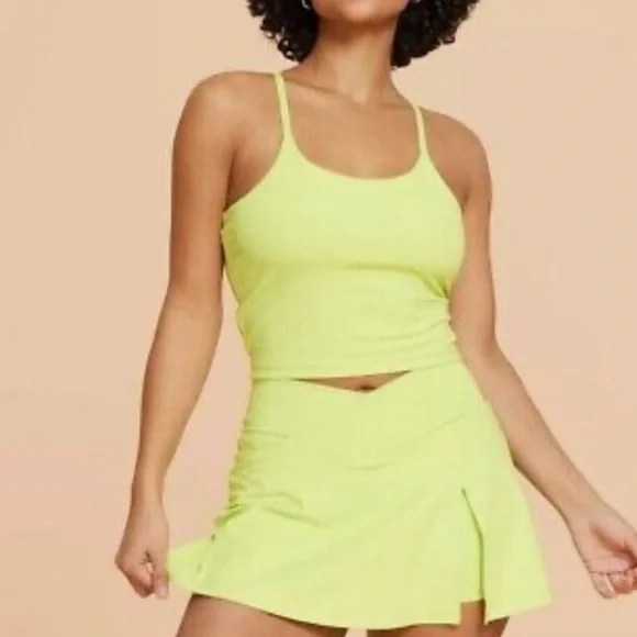 Blogilates Strappy Tank Limeade NWT - Picture 1 of 5